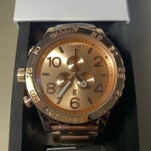 Nixon 51 30 Rose Gold